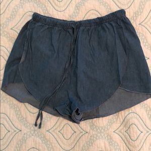 Soft jean shorts